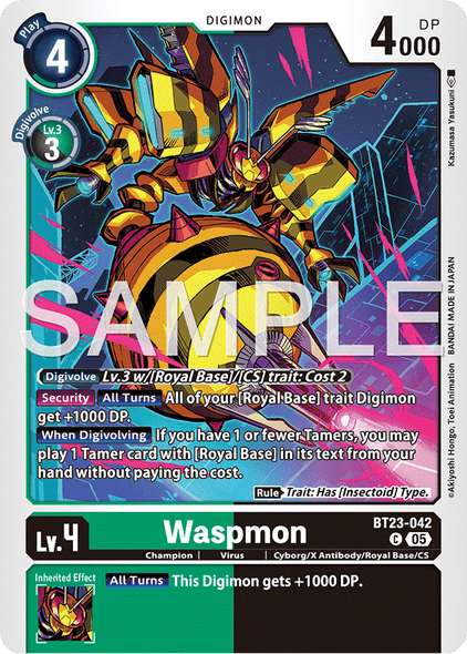 BT23-042, C, Waspmon