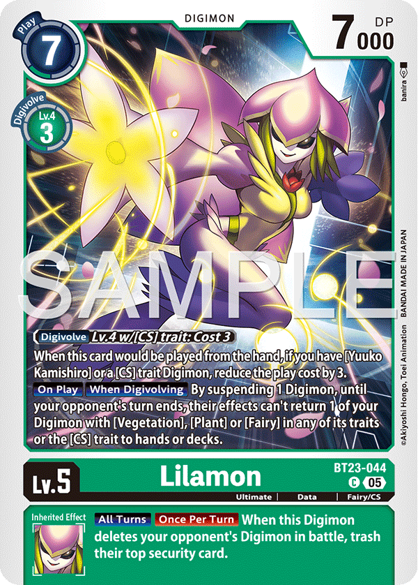 BT23-044, C, Lilamon