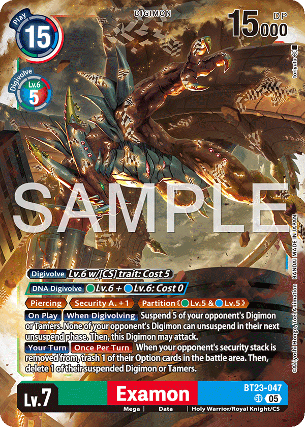 BT23-047, SR, Examon