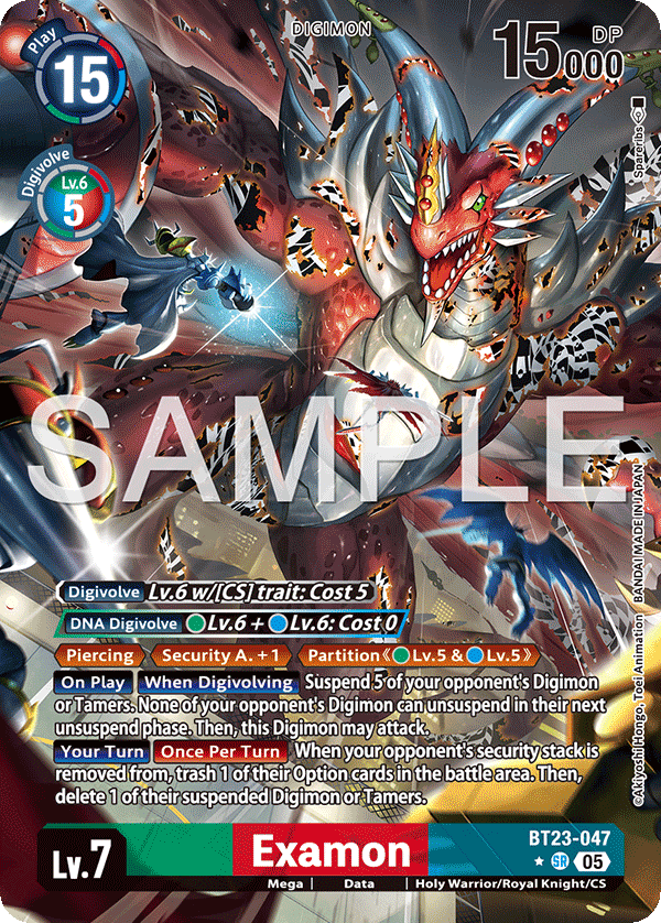 BT23-047, SR, Examon (Alternate Art)