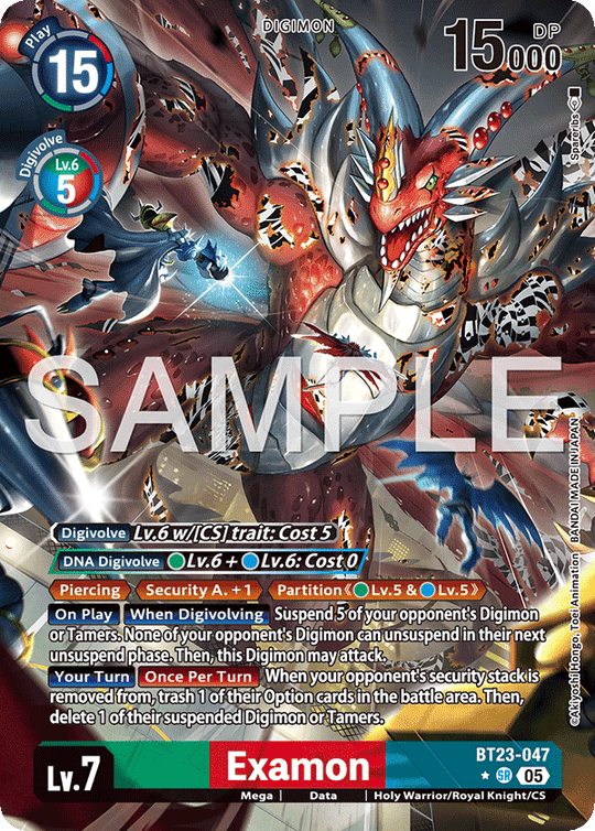 BT23-047, SR, Examon (Alternate Art)