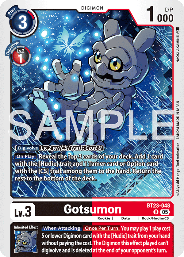 BT23-048, U, Gotsumon