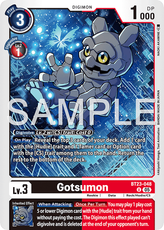 BT23-048, U, Gotsumon