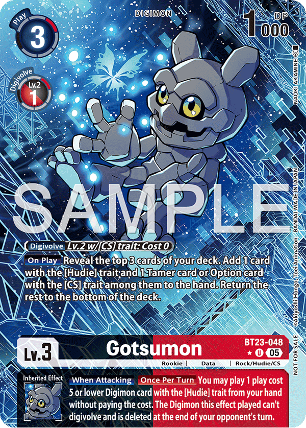 BT23-048, U, Gotsumon (BT23 Box Topper)