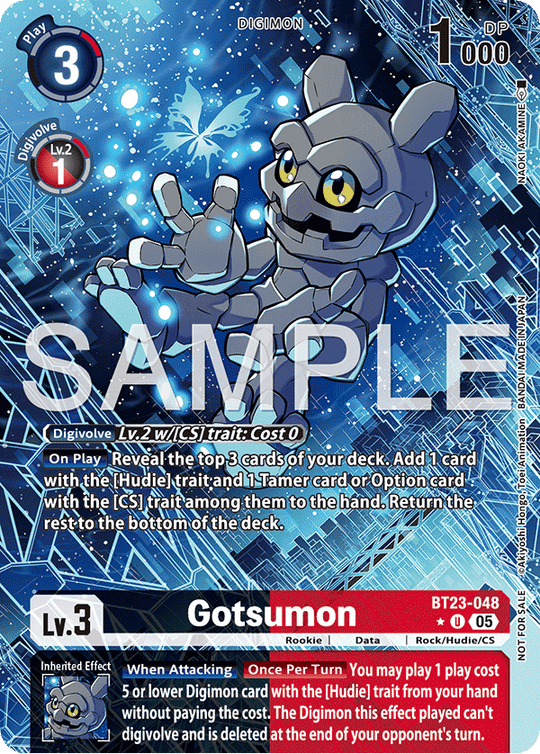 BT23-048, U, Gotsumon (BT23 Box Topper)