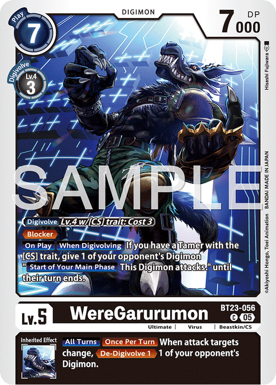 BT23-056, C, WereGarurumon