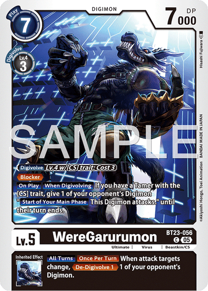 BT23-056, C, WereGarurumon
