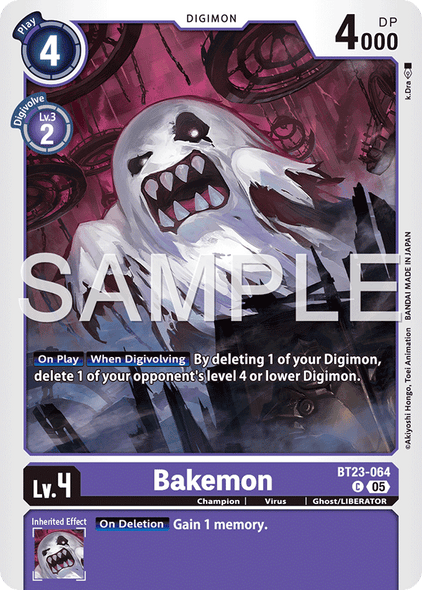 BT23-064, C, Bakemon