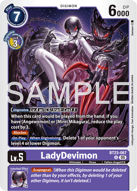BT23-067, U, LadyDevimon