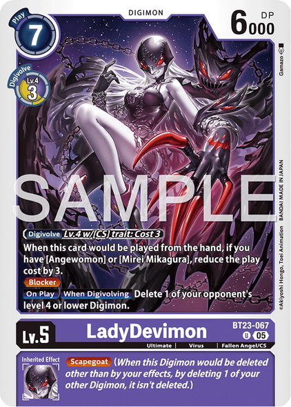BT23-067, U, LadyDevimon