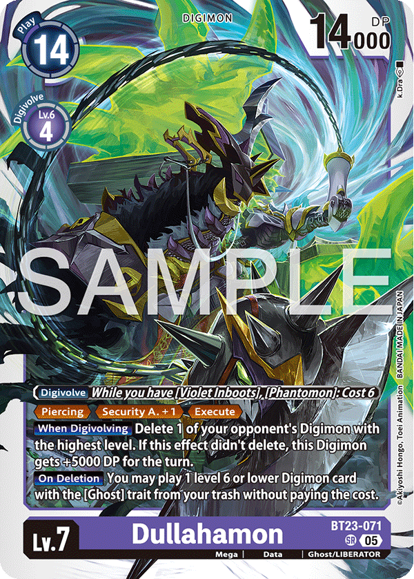 BT23-071, SR, Dullahamon