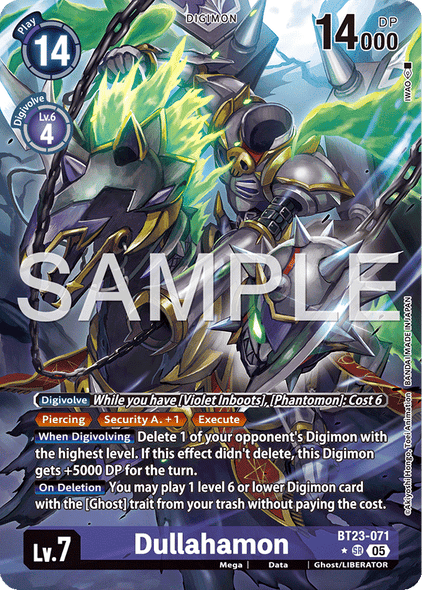 BT23-071, SR, Dullahamon (Alternate Art)