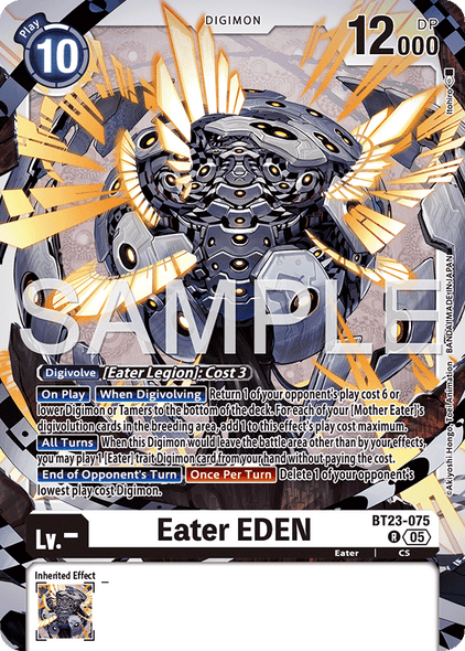 BT23-075, R, Eater EDEN