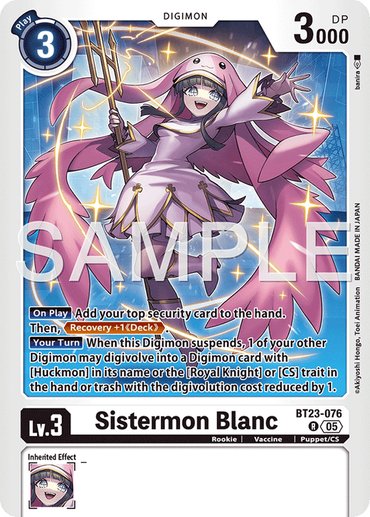 BT23-076, R, Sistermon Blanc