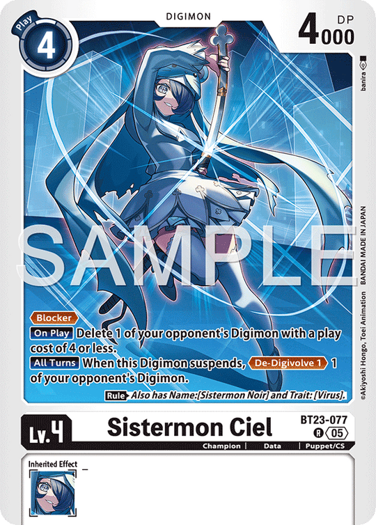 BT23-077, R, Sistermon Ciel