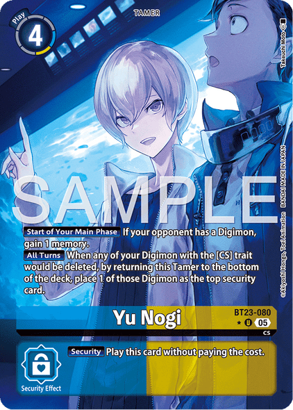 BT23-080, U, Yu Nogi (Alternate Art)