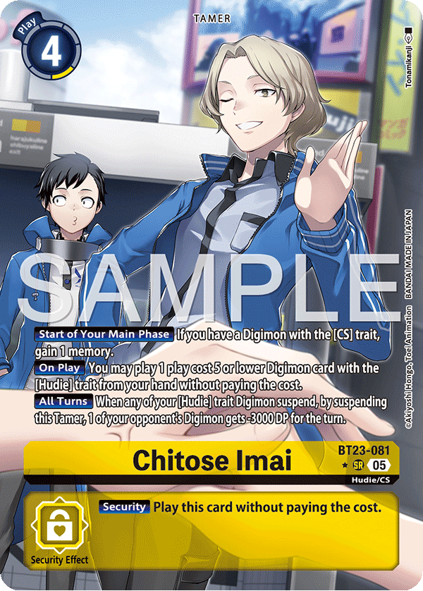 BT23-081, SR, Chitose Imai (Alternate Art)