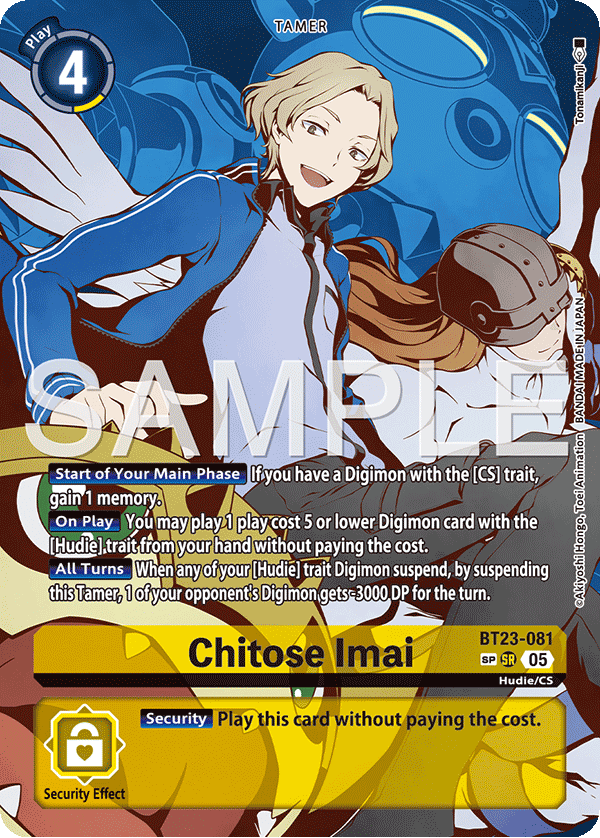 BT23-081, SR, Chitose Imai (Special Rare)