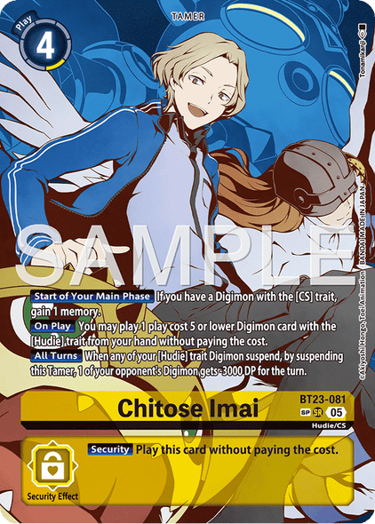 BT23-081, SR, Chitose Imai (Special Rare)