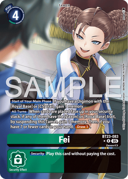BT23-083, R, Fei (Alternate Art)
