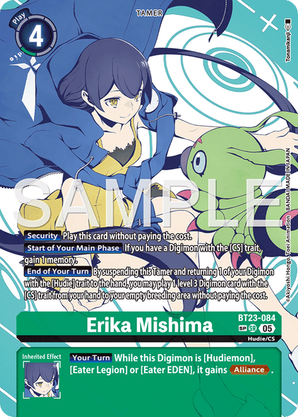 BT23-084, SR, Erika Mishima (Special Rare)
