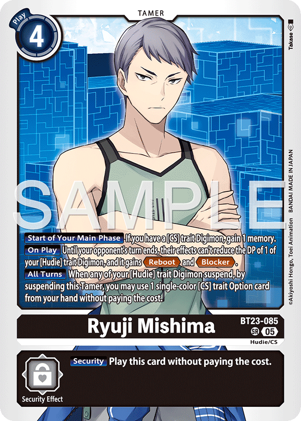 BT23-085, SR, Ryuji Mishima
