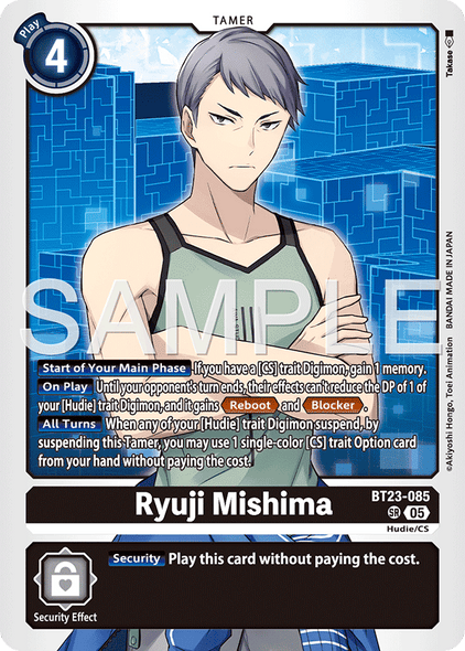 BT23-085, SR, Ryuji Mishima