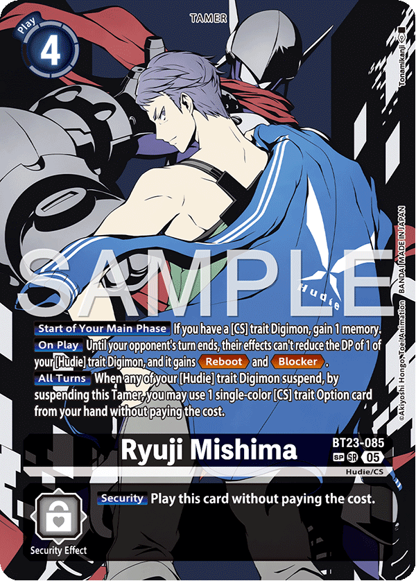 BT23-085, SR, Ryuji Mishima (Special Rare)