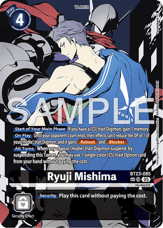 BT23-085, SR, Ryuji Mishima (Special Rare)