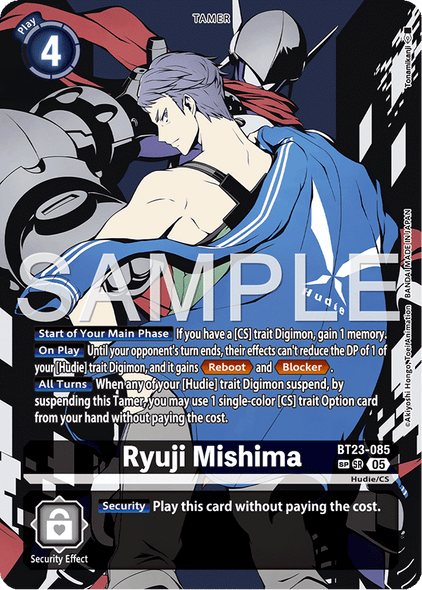 BT23-085, SR, Ryuji Mishima (Special Rare)