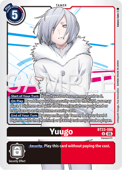BT23-086, U, Yuugo