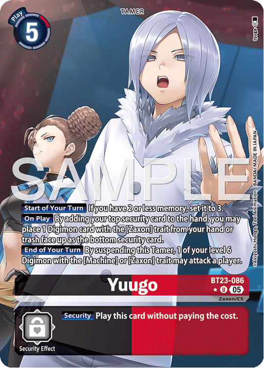BT23-086, U, Yuugo (Alternate Art)