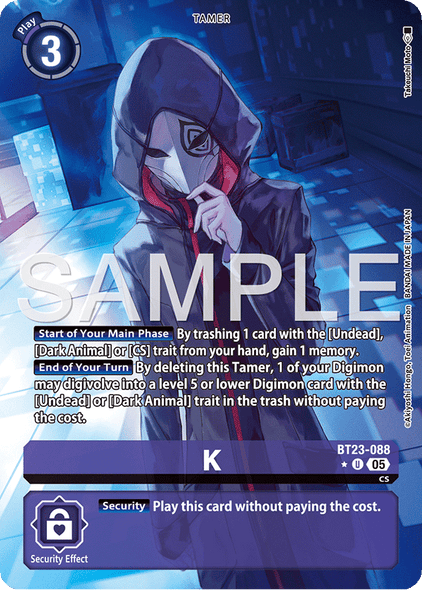 BT23-088, U, K (Alternate Art)