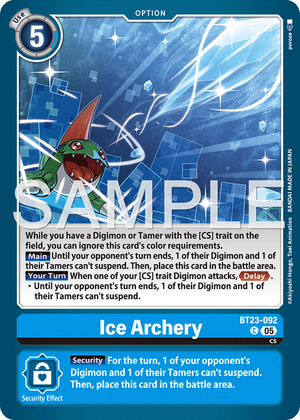 BT23-092, C, Ice Archery