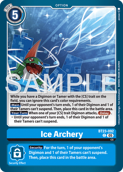 BT23-092, C, Ice Archery