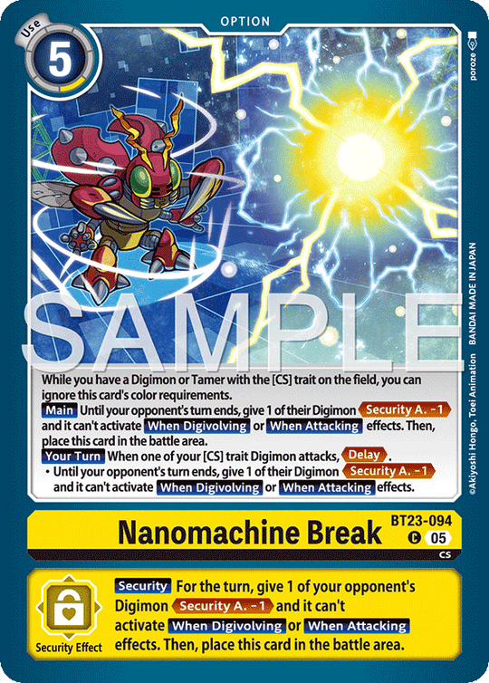 BT23-094, C, Nanomachine Break