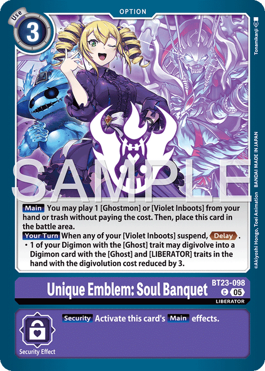 BT23-098, C, Unique Emblem: Soul Banquet