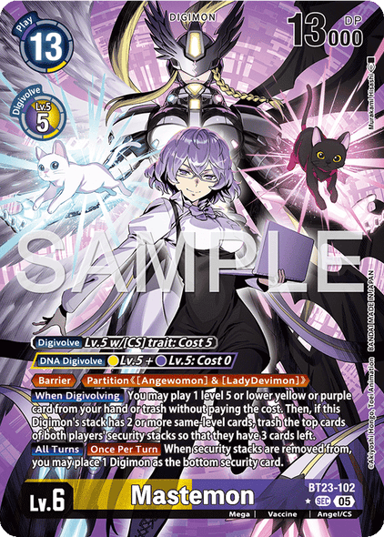 BT23-102, SEC, Mastemon (Alternate Art)