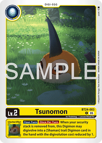 BT24-003, C, Tsunomon
