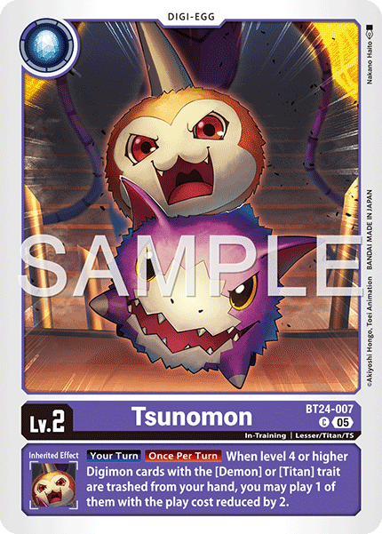 BT24-007, C, Tsunomon
