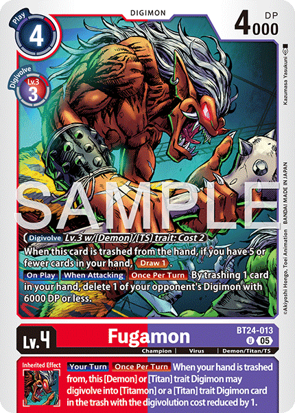 BT24-013, U, Fugamon