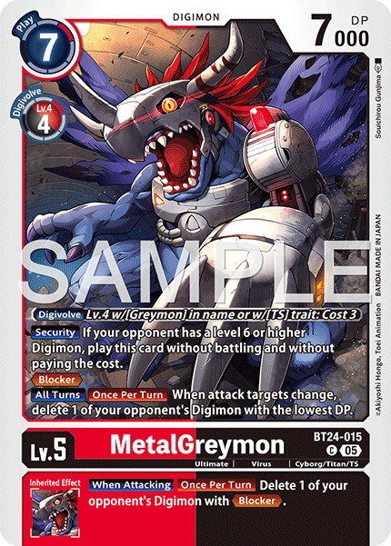 BT24-015, C, MetalGreymon