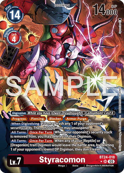 BT24-018, SR, Styracomon (Alternate Art)