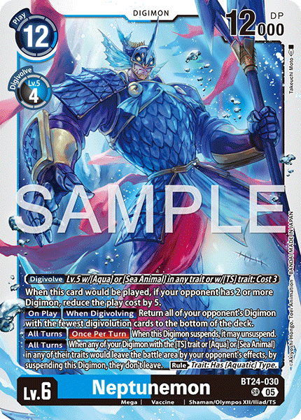 BT24-030, SR, Neptunemon