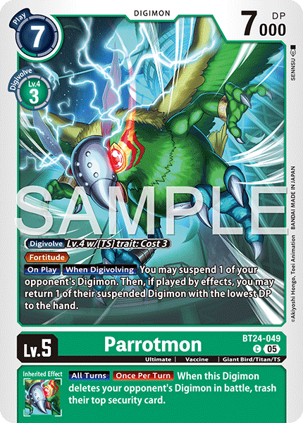 BT24-049, C, Parrotmon