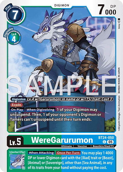 BT24-050, C, WereGarurumon