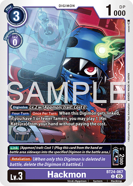 BT24-067, U, Hackmon