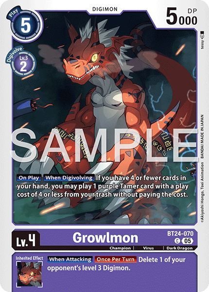 BT24-070, C, Growlmon