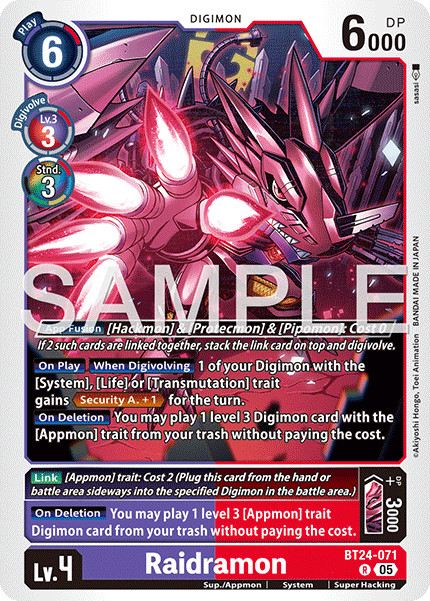 BT24-071, R, Raidramon