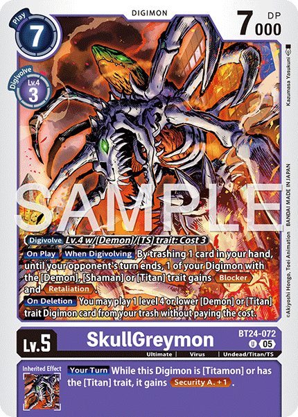 BT24-072, U, SkullGreymon